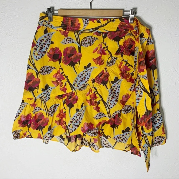 A.L.C. Hampton Floral Mini Wrap Skirt Sz 14 NWT Intermix Exclusive - Picture 2 of 6